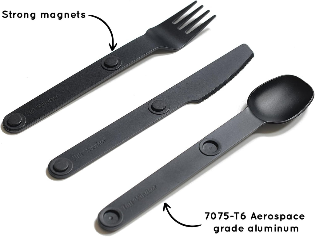 FULL WiNDSOR - MAGWARE Magnetic Travel Camping Cutlery Utensils Set