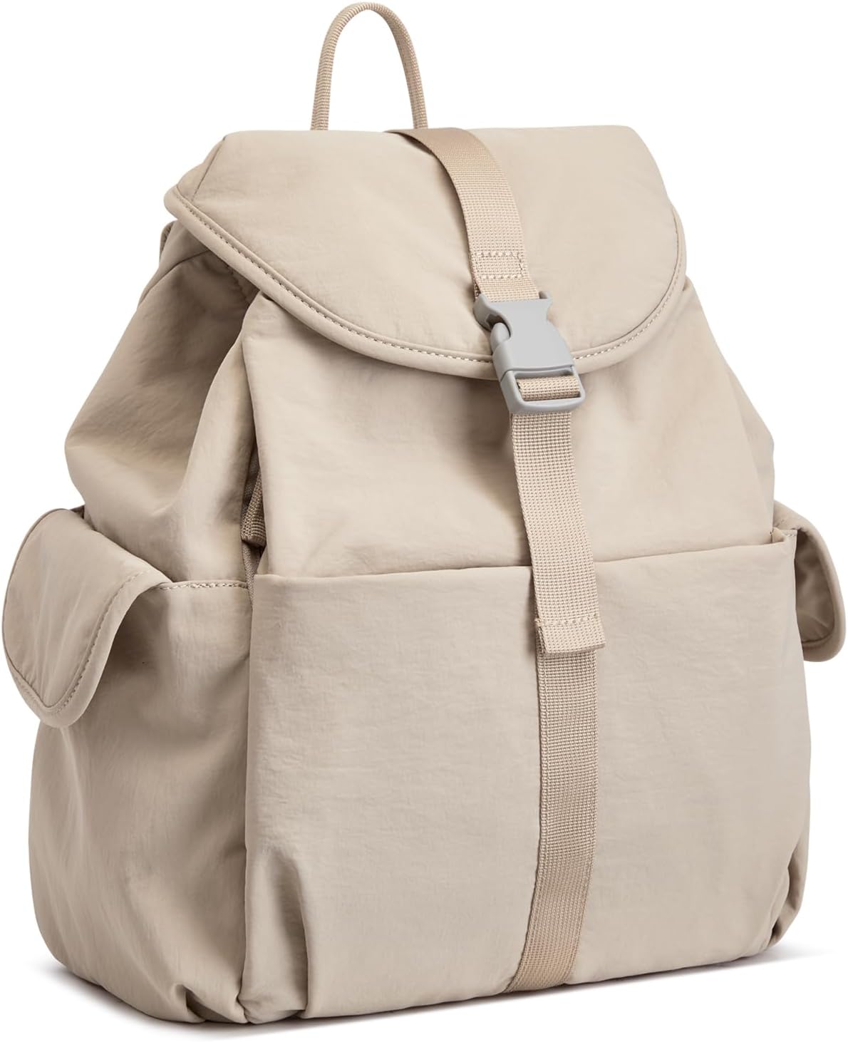 G4Free Small Backpack for Women, Nylon Casual Daypack for Work Travel Campus, Khaki