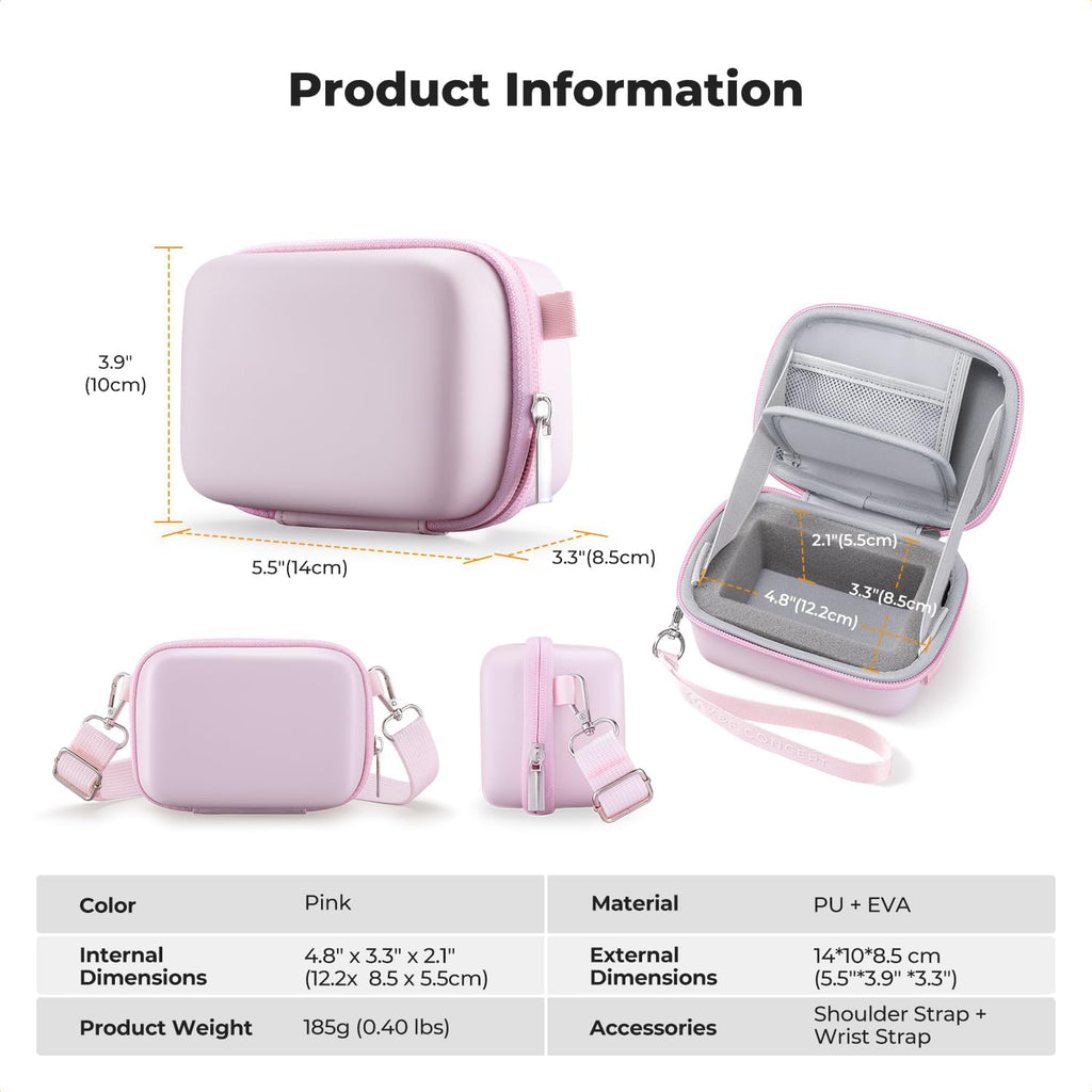K&F CONCEPT Carrying Case for Digital Camera, Hard Shell Protective Case