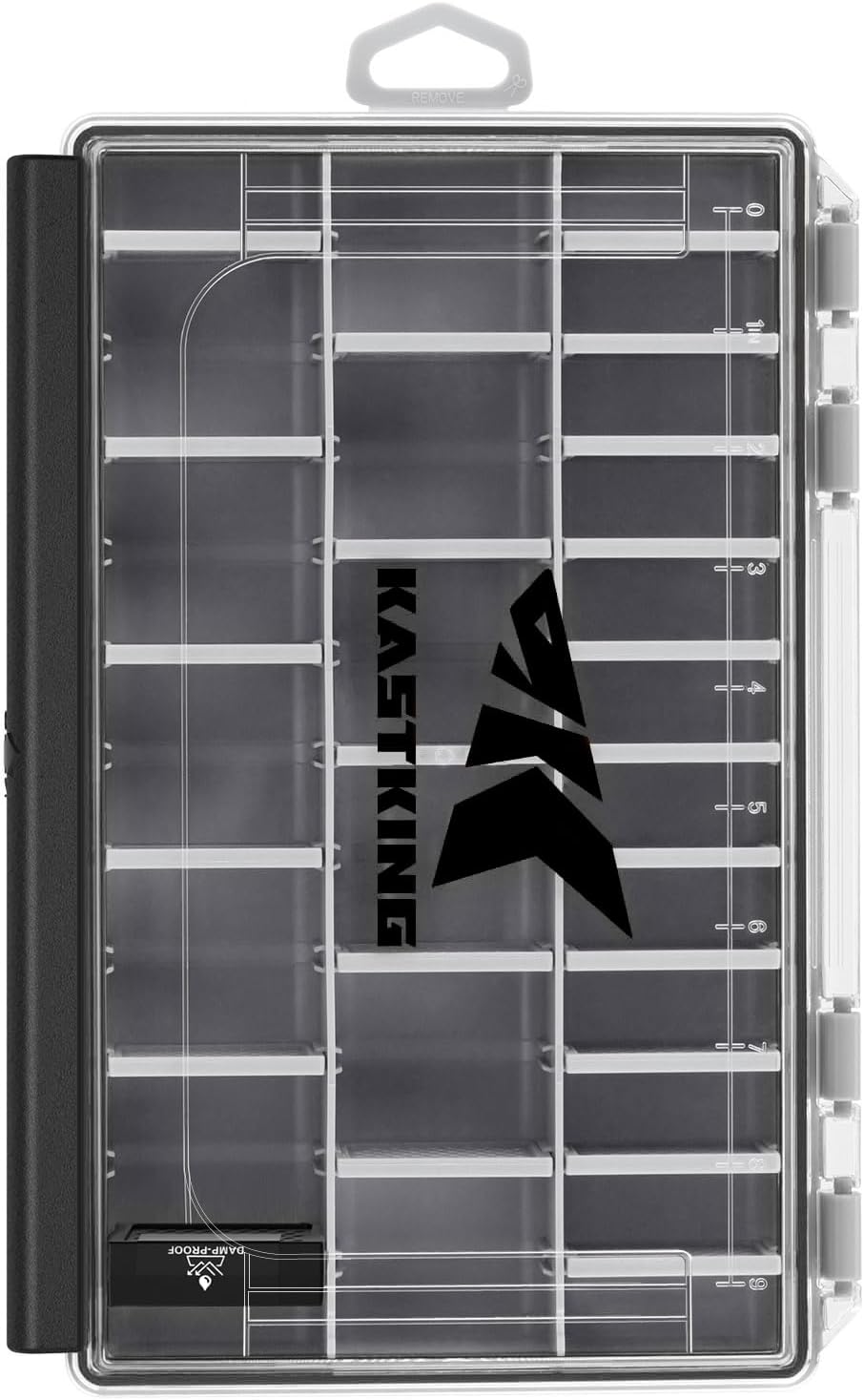 KastKing HyperSeal Waterproof Tackle Box, 3600 1 Pack. Black