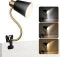 LALISU Desk lamp Eye-Caring Table Lamps 360°Rotation Gooseneck Clip on Lamp