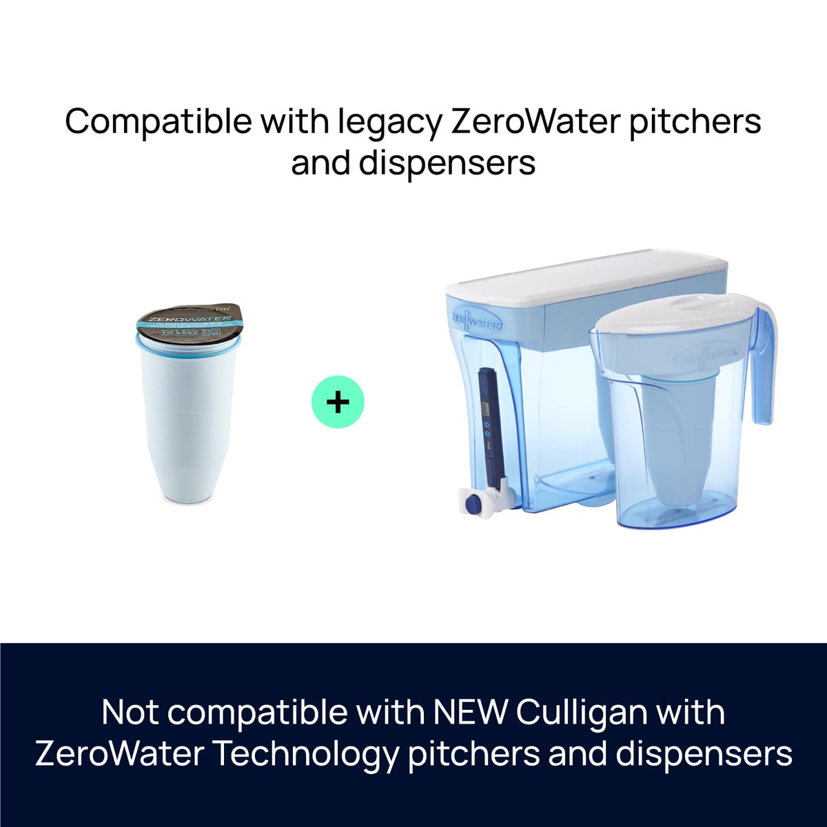 ZeroWater 32-Cup Water Filter Dispenser Removes PFOA/PFAS