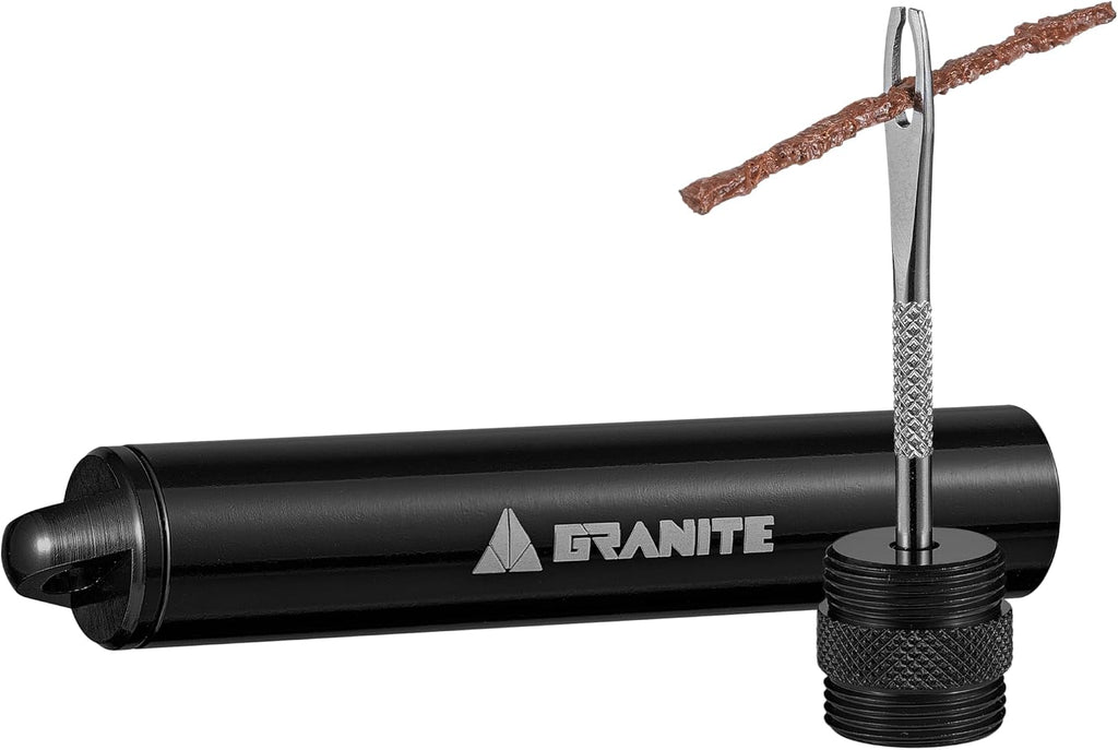 Granite Suture Tire Plug Kit with 2 Size Tire Plugs