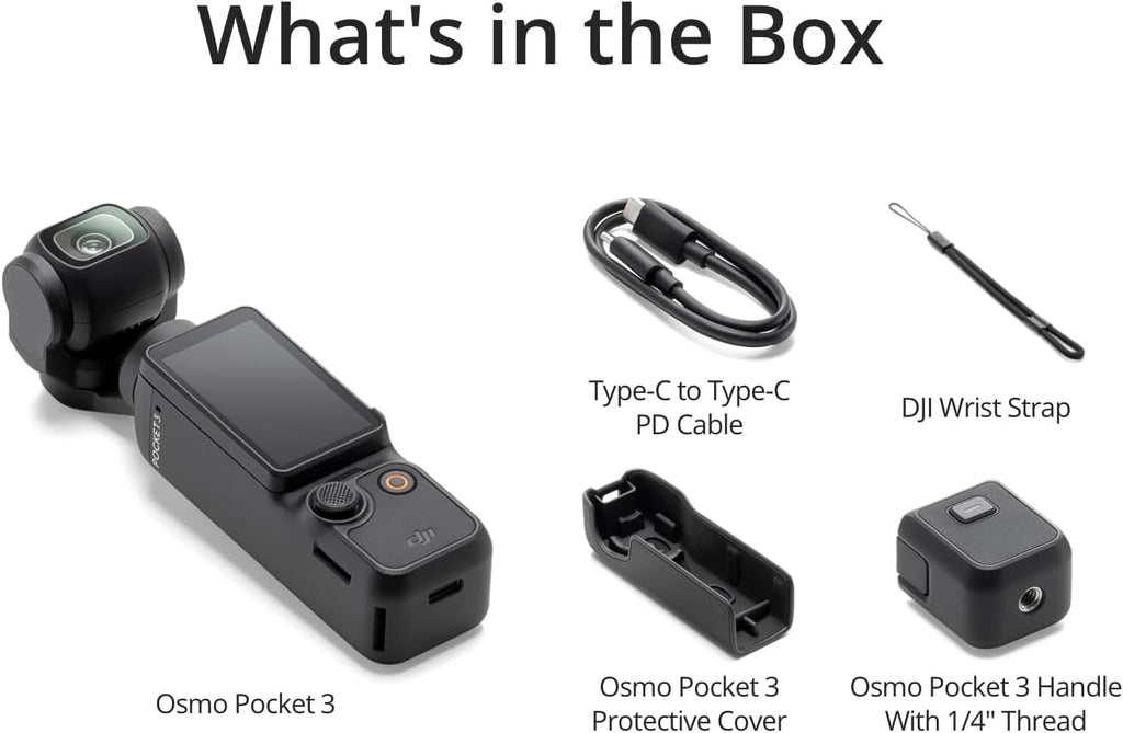 DJI Osmo Pocket 3 Vlogging Camera with 1'' CMOS & 4K/120fps Video