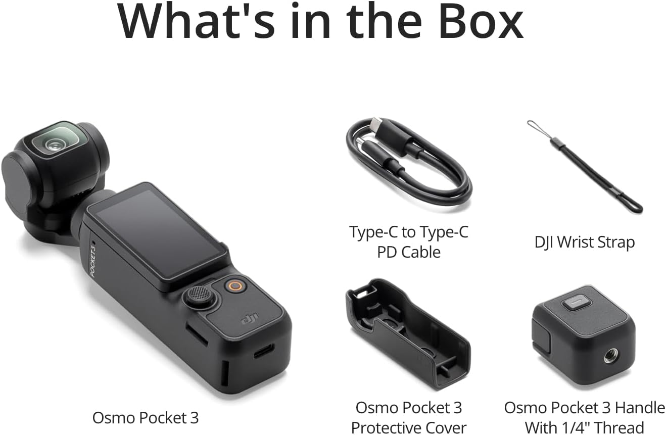 DJI Osmo Pocket 3 Vlogging Camera with 1'' CMOS & 4K/120fps Video