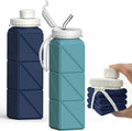 BEAUTAIL Collapsible Water Bottles 21oz/610mL, Silicone Travel Water Bottle