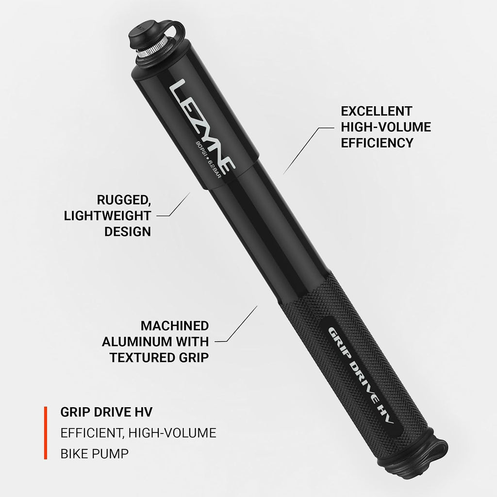 LEZYNE Grip Drive HV High Volume Bike Hand Pump