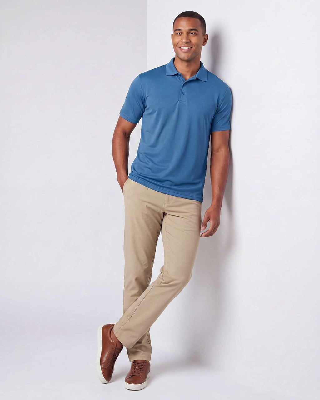 3 Pack Men's Short Sleeve Golf Polo Collared Athletic Tennis Shirt Casual