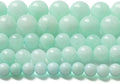 75PCS 10MM Natural Stone Amazonite Chalcedony Loose Beads for Jewelry Making DIY Bracelet Necklace 2 Strands