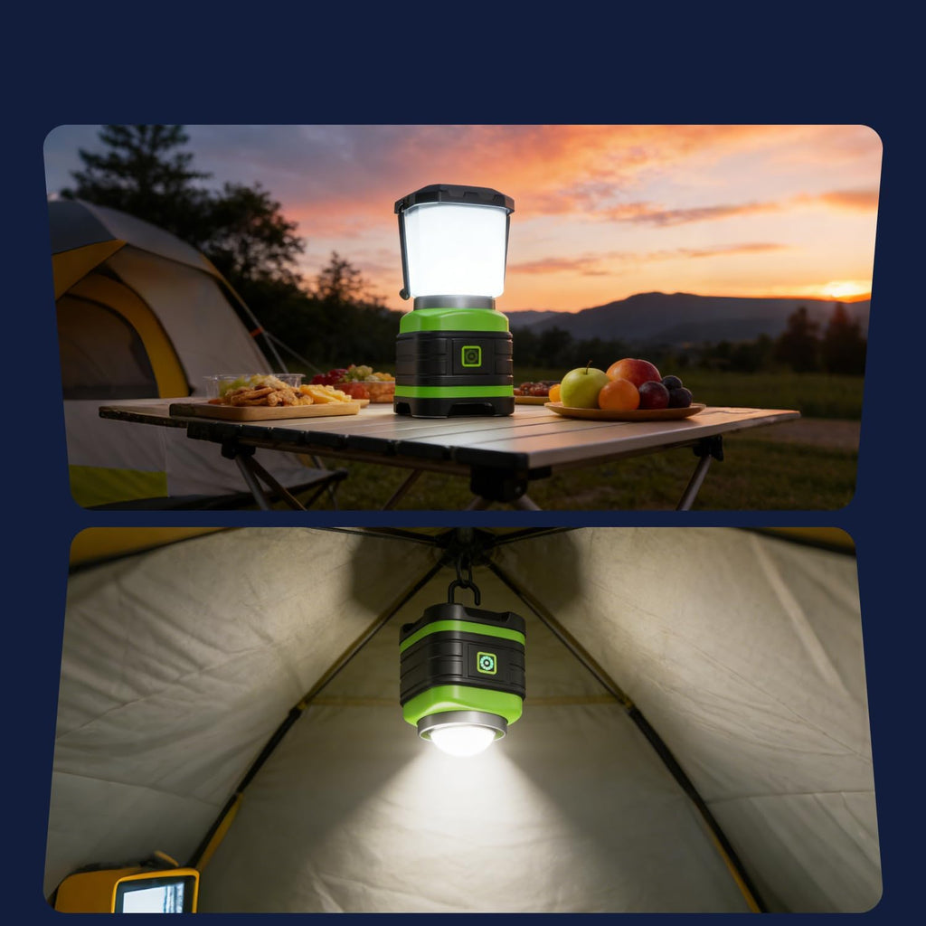 Lichamp LED Camping Lantern, Portable Lanterns Flashlights, Outdoor Lights