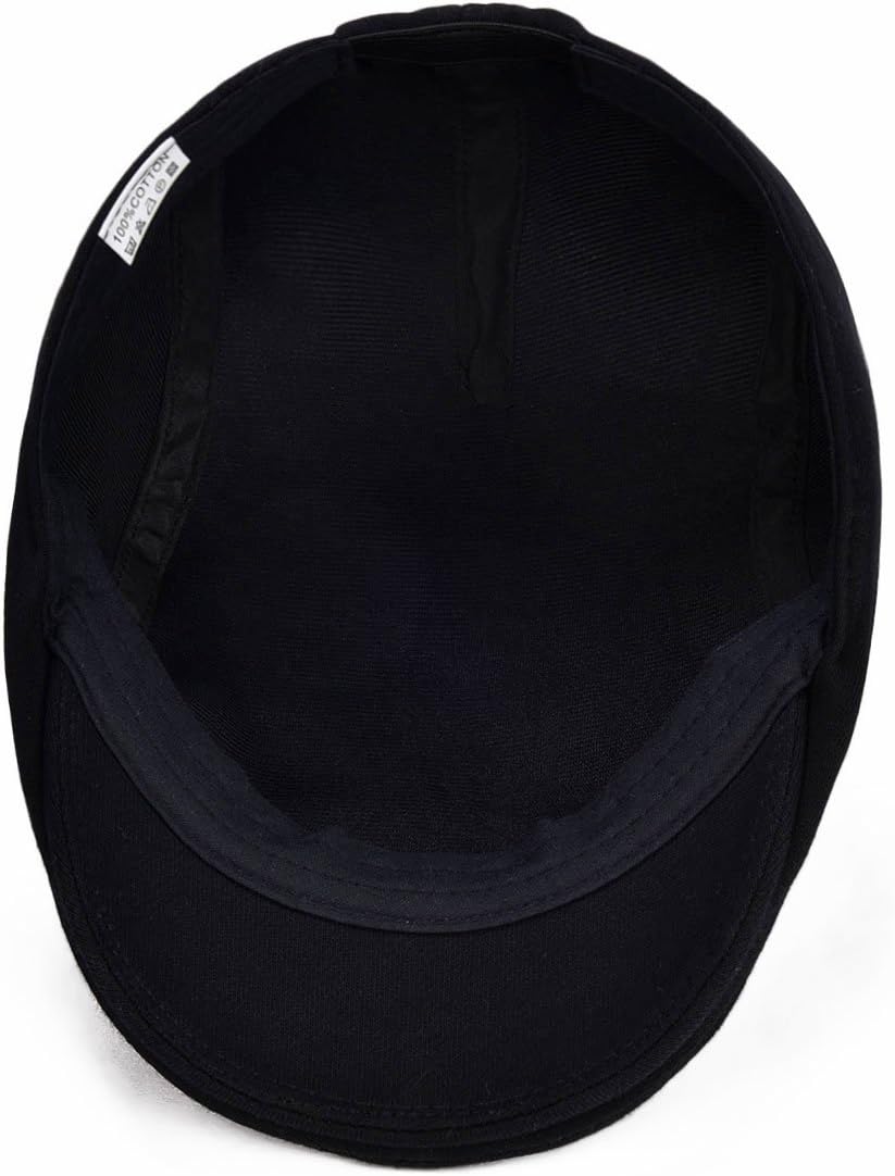 VOBOOM Men's Cotton Flat Ivy Gatsby Newsboy Driving Hat Cap