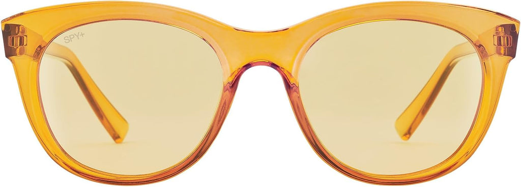 Spy Optic Boundless, Round Cat-Eye Sunglasses, Color and Contrast Enhancing Lenses