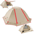 Clostnature 4 Season Backpacking Tent - 1/2 Person Cold Weather Winter Tent