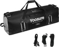 130L Waterproof Duffel Bag, Heavy Duty Dry Bag with IPX7 Airtight Zipper, 700D PVC Extra Large Cargo Duffel with Straps for Camping, Boating, Kayaking, Roof Rack & Truck Bed