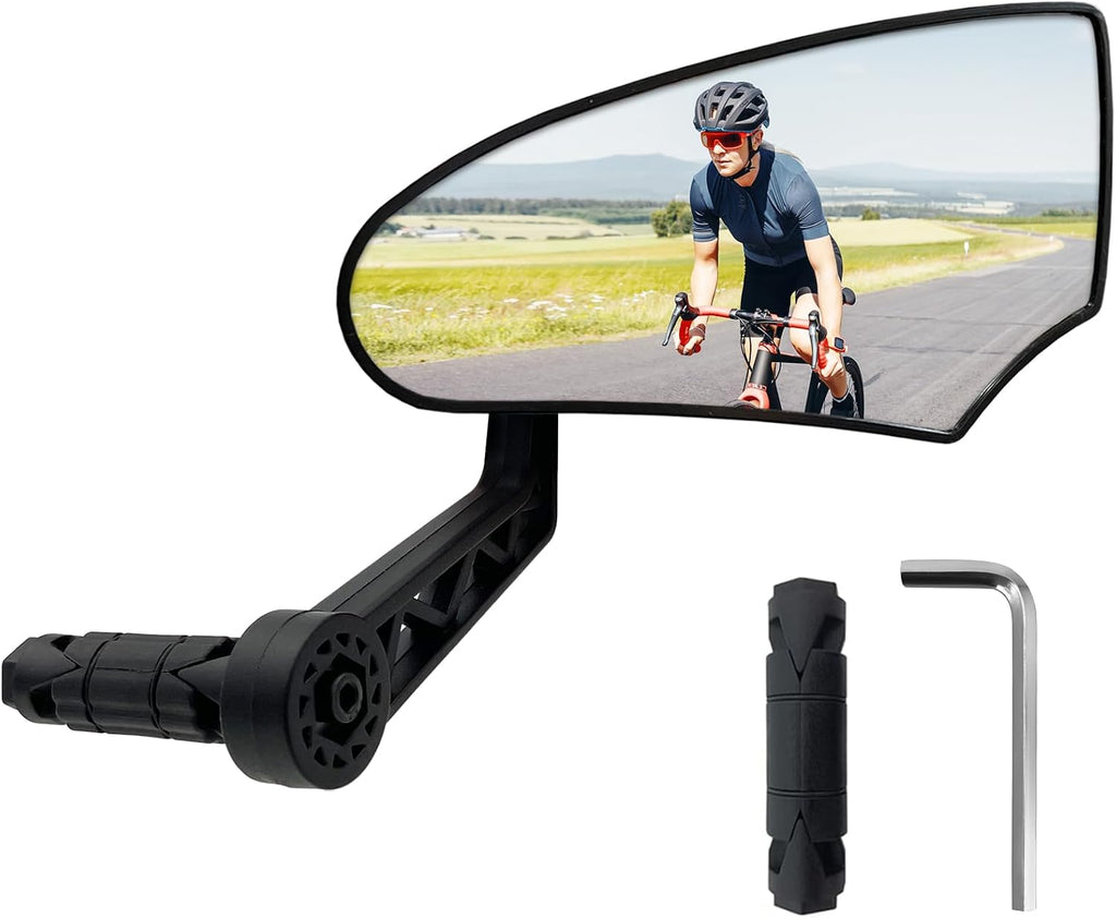 Bike Mirror HD Adjustable Bar End Bike Rear View Mirror Right