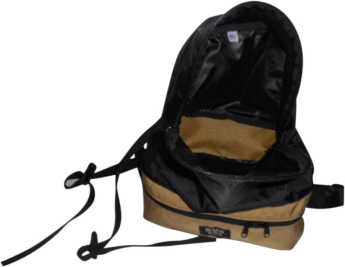 BAGS USA Backpack/Fanny Pack Convertible.top Portion Folds Inside,2-in-1 Expandable Waist Backpack