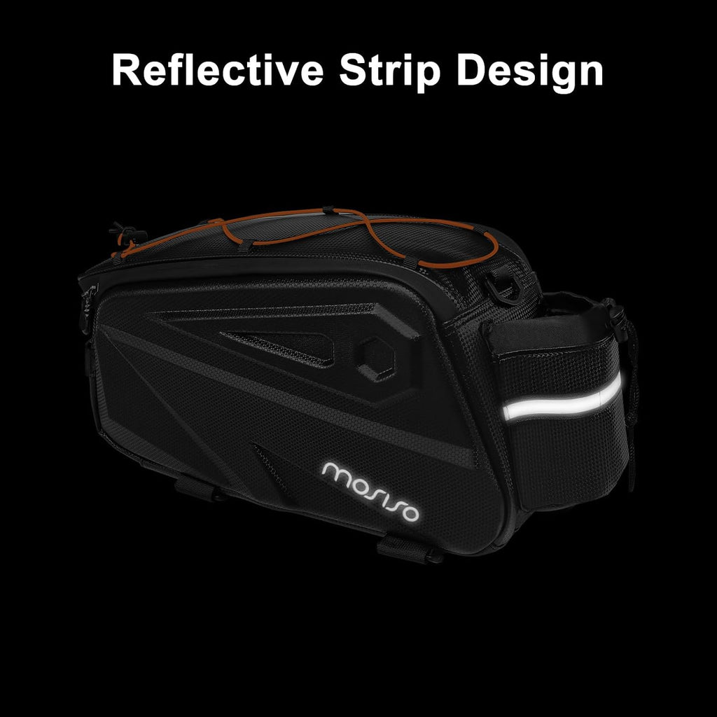 MOSISO Bike Rack Bag, Waterproof Bike Rear Rack Handbag Bicycle Trunk Bag