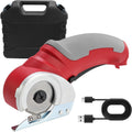 Cordless Electric Scissors, 4.2V Electric Cardboard Cutter, Power Rotary Box Cutter for DIY Crafts, Fabric, Leather Projects