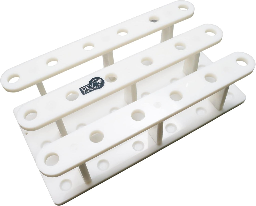 18 Pole Fishing Rod Holder Rack for Garage Heavy Duty Outdoor Boat Dock Storage