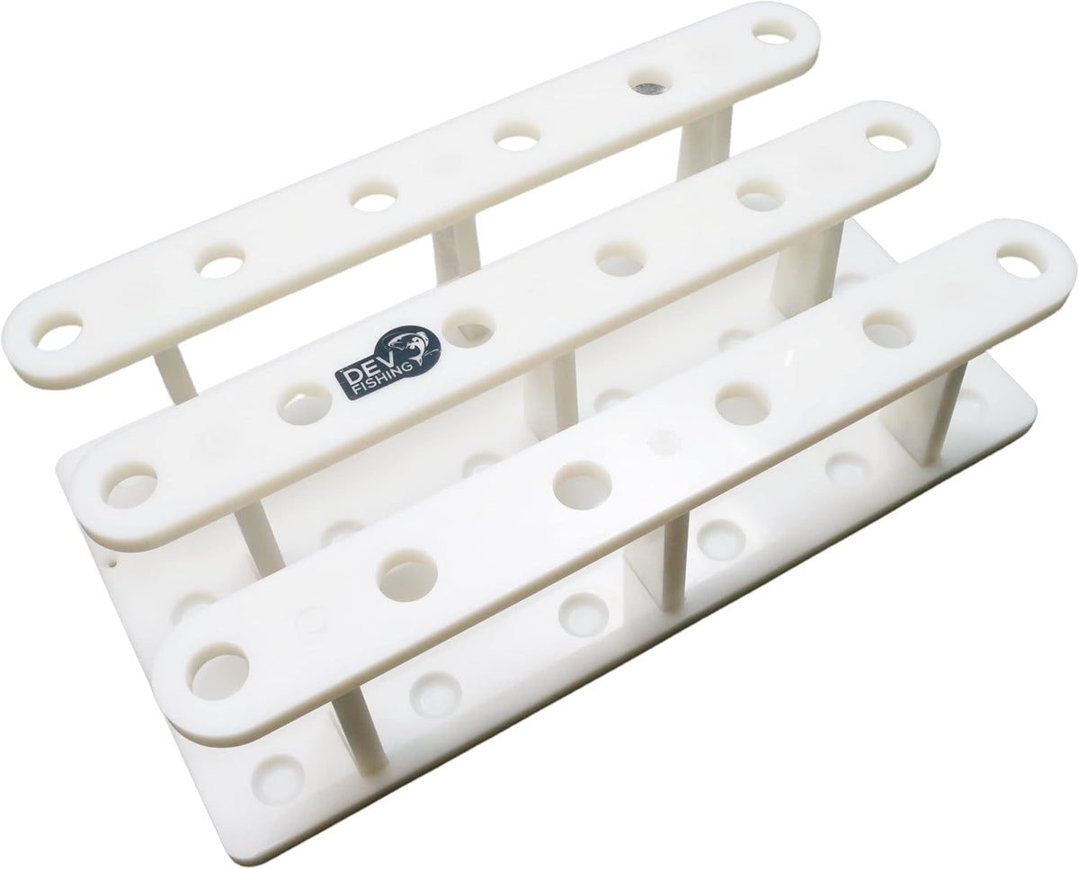 18 Pole Fishing Rod Holder Rack for Garage Heavy Duty Outdoor Boat Dock Storage