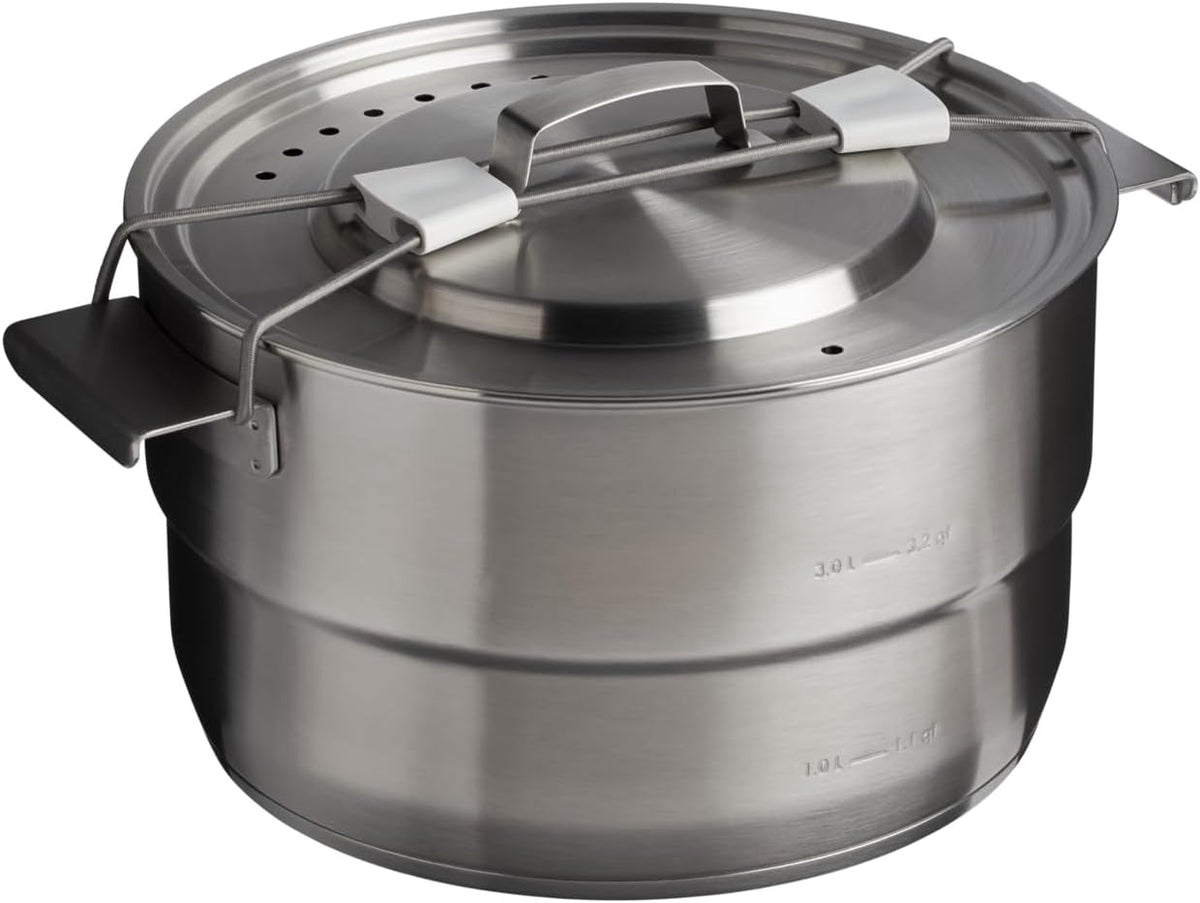 Stanley Wildfare Pro Chef Prep Cookset 5 QT Pale Pebble + Stone