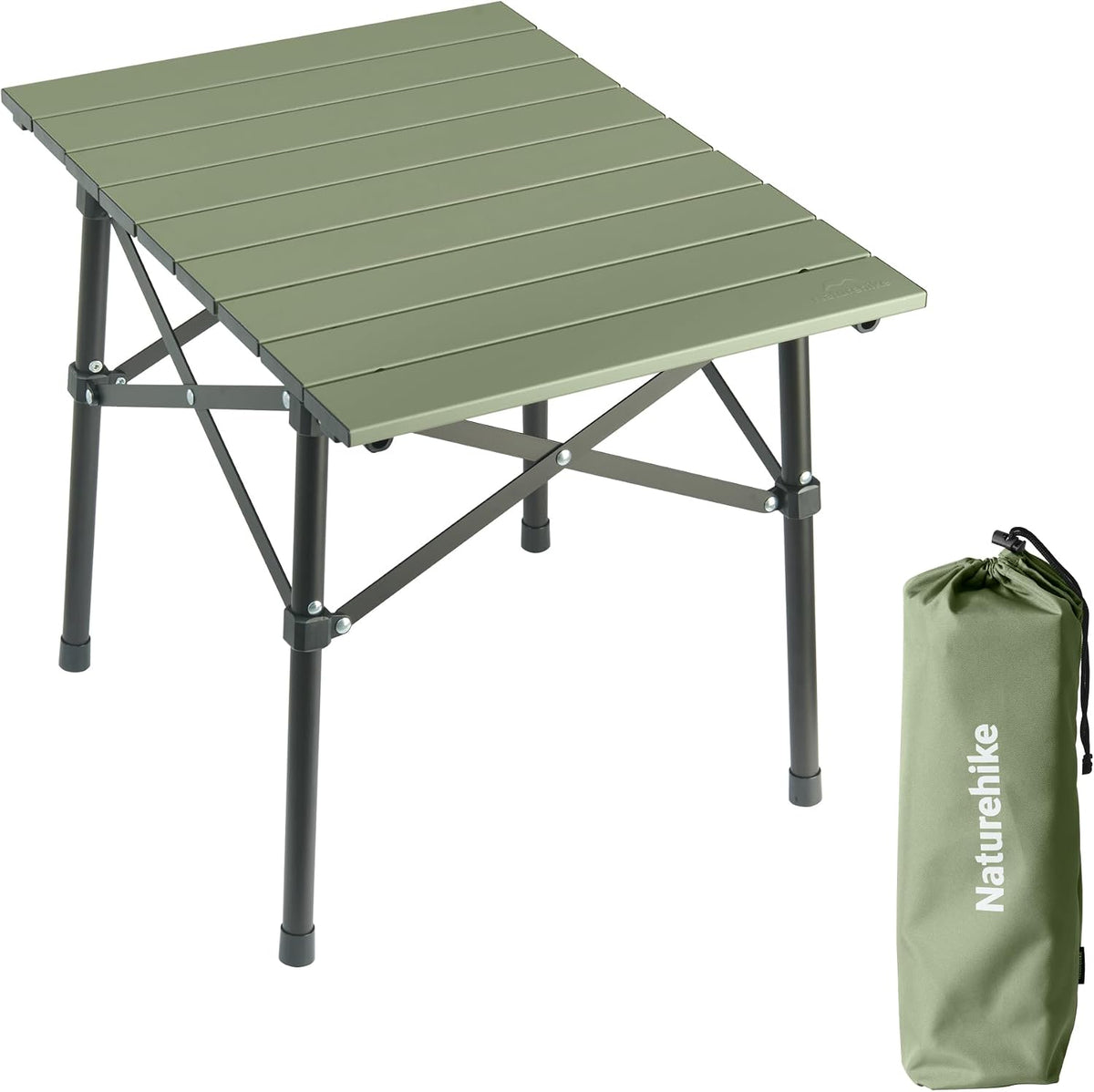 Naturehike Portable Camping Table, Aluminium Folding Table, Ultralight Camp Table Small Table for Camping Hiking Backpacking Outdoor Picnic