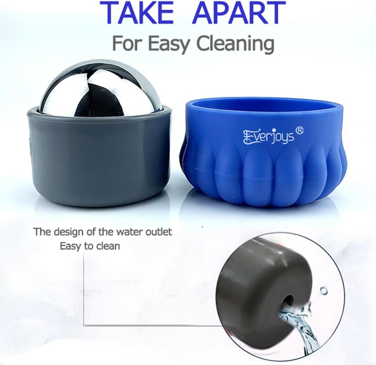 Massage Ice Roller Ball Cold & Heat Therapy Tissue Relief Muscle Recovery