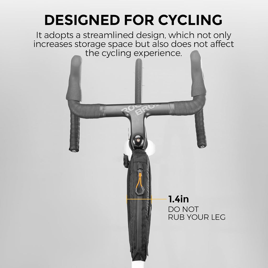 ROCKBROS Top Tube Bike Bag for Cycling, Bicycle Frame Bag for Bikepacking