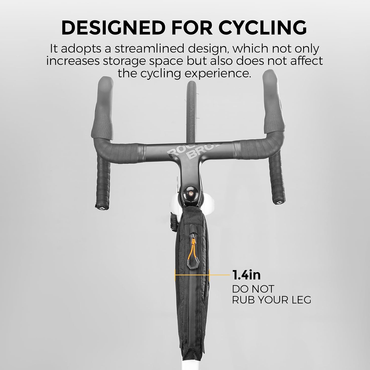 ROCKBROS Top Tube Bike Bag for Cycling, Bicycle Frame Bag for Bikepacking
