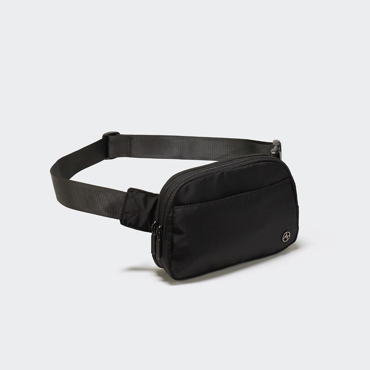 Pander Nylon Fanny Pack Belt Bag for Women with 5 Zipper Pockets