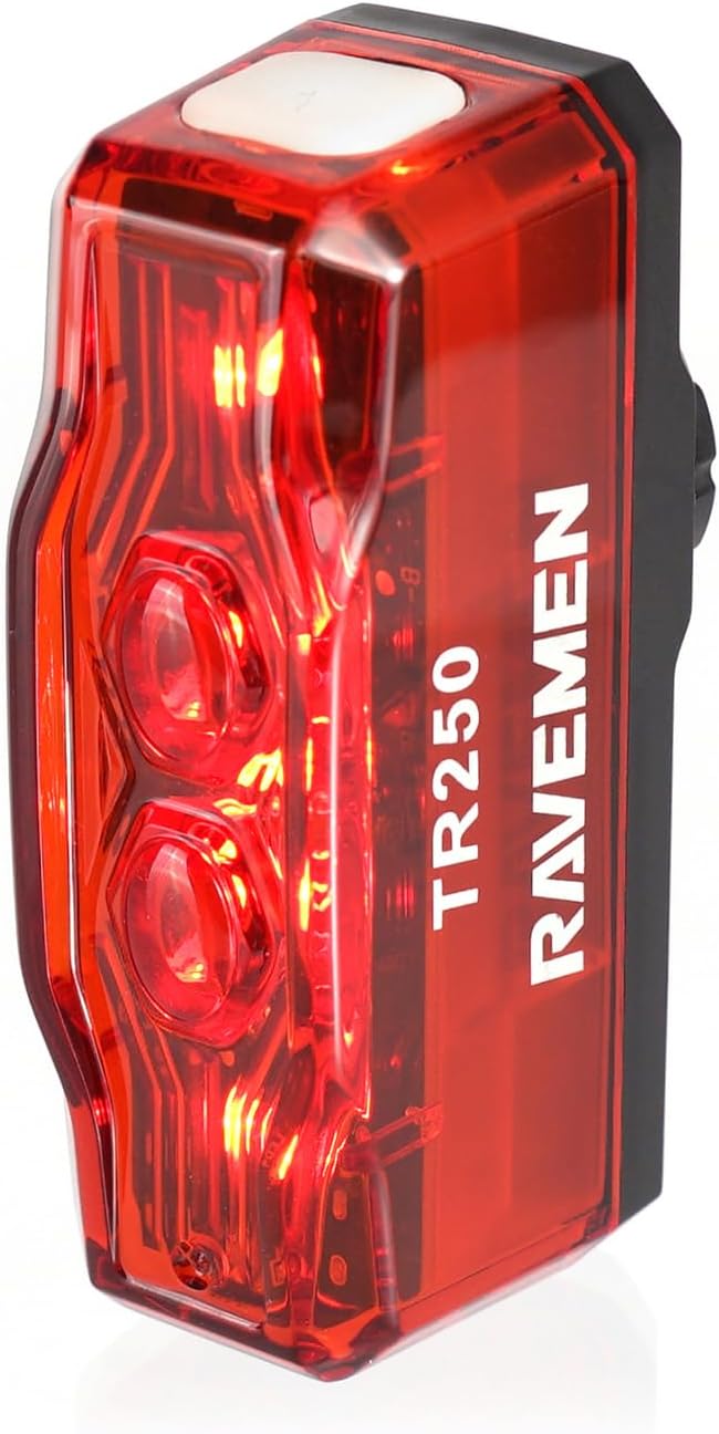 RAVEMEN TR150/TR250 Bike Tail Light, 280° Visible Bike Rear Light