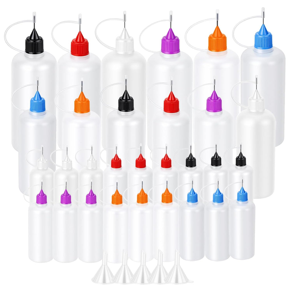 Goodma 30 Pcs Mixed Sized Precision Tip Applicator Bottles