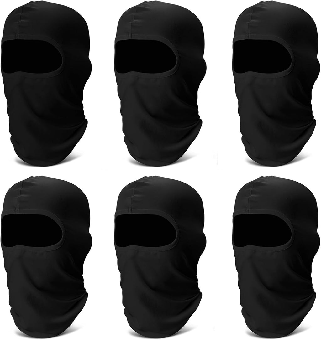 Balaclava Face Ski Mask: 6 Pack Cooling Breathable Full Face Cover