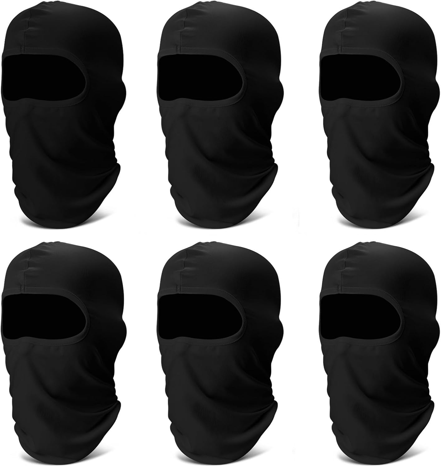 Balaclava Face Ski Mask: 6 Pack Cooling Breathable Full Face Cover