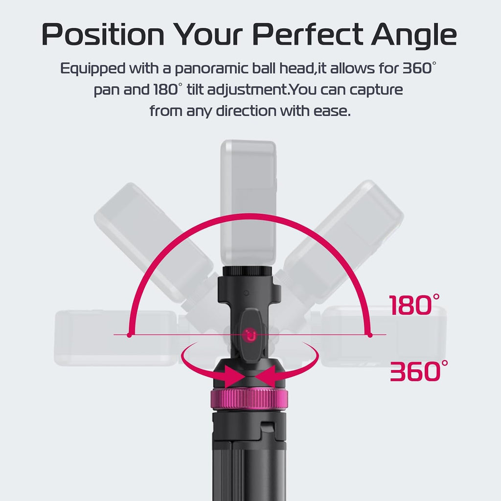 ULANZI MT-89 Extendable Tripod Aluminum, 82" Portable Adjustable Light Stand with 1/4" Screw Quick Release, Camera Phone Tripod for Camera Video Light Smartphone, Lightweight for Travel,Up Load 2.2LBS