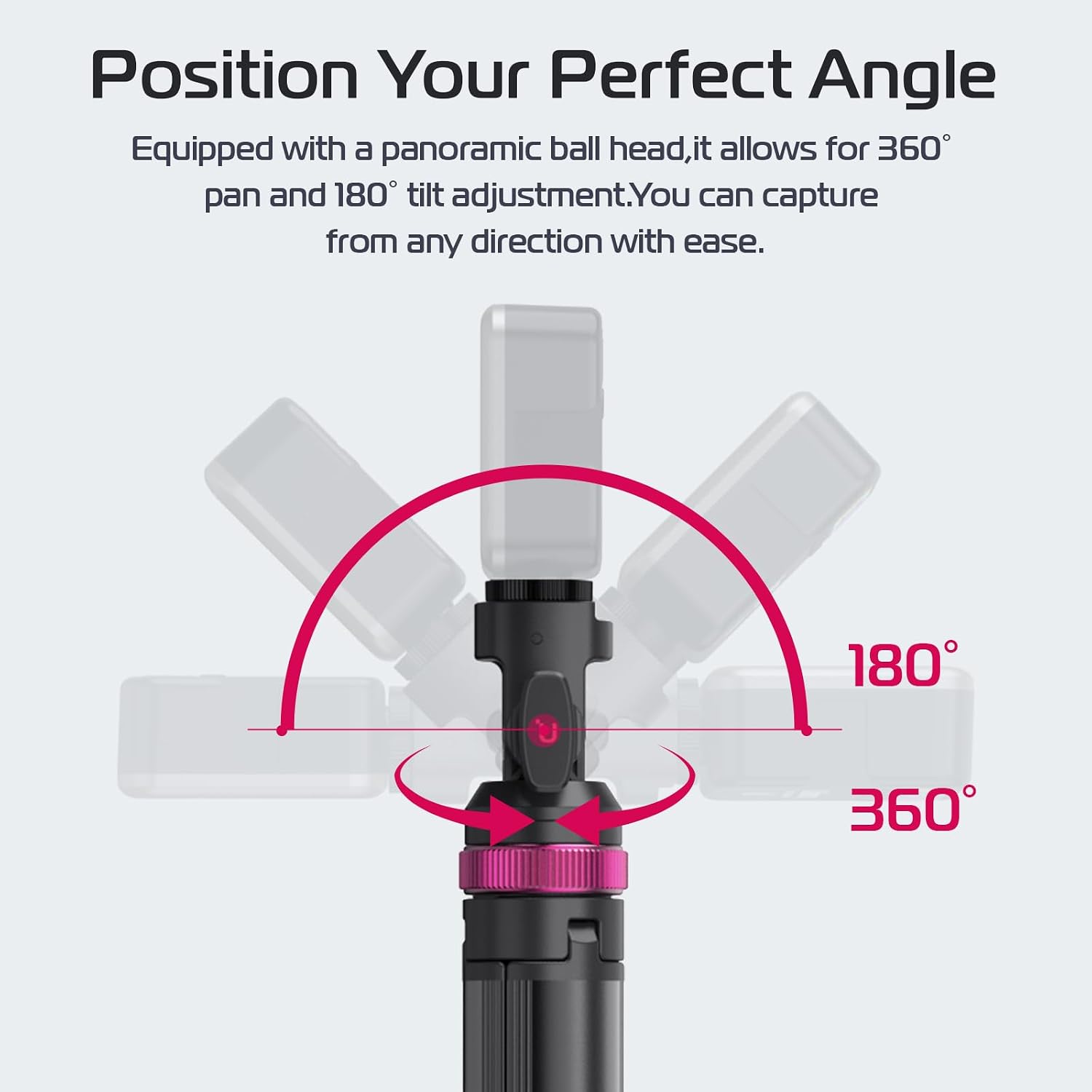 ULANZI MT-89 Extendable Tripod Aluminum, 82" Portable Adjustable Light Stand with 1/4" Screw Quick Release, Camera Phone Tripod for Camera Video Light Smartphone, Lightweight for Travel,Up Load 2.2LBS