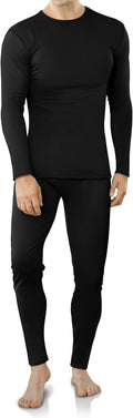 Thermal Underwear for Men Fleece Lined Long Johns for Mens Winter