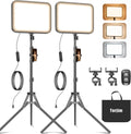 Torjim 12 Inch Video Light Kit for Creators | 30W High Brightness