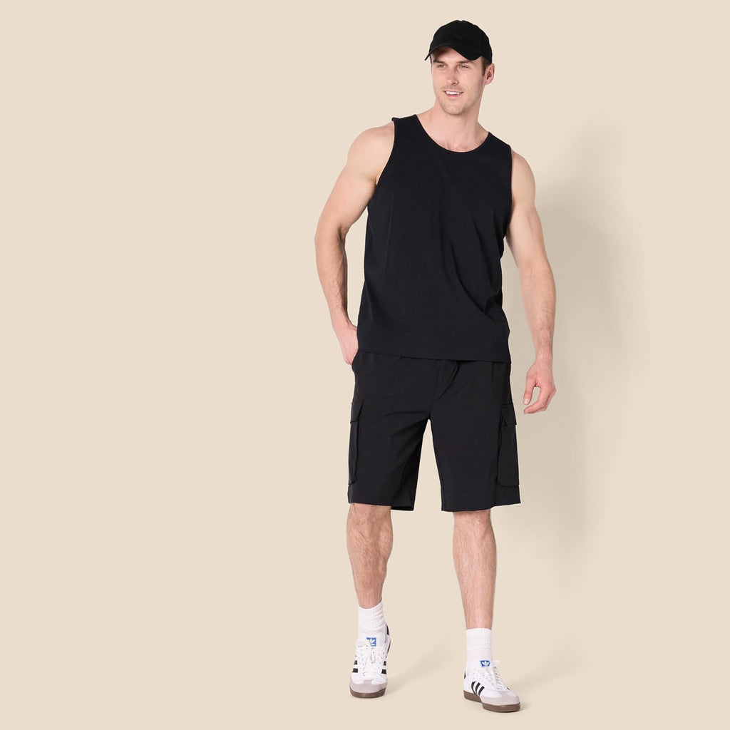 Amazon Essentials Men's Regular-Fit Sleeveless Tank Tops