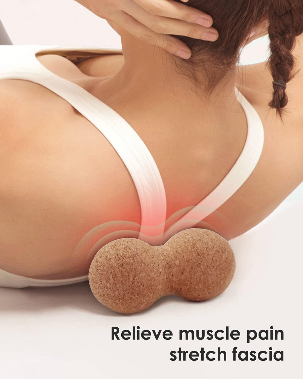 KITWILD Cork Peanut Massage Ball