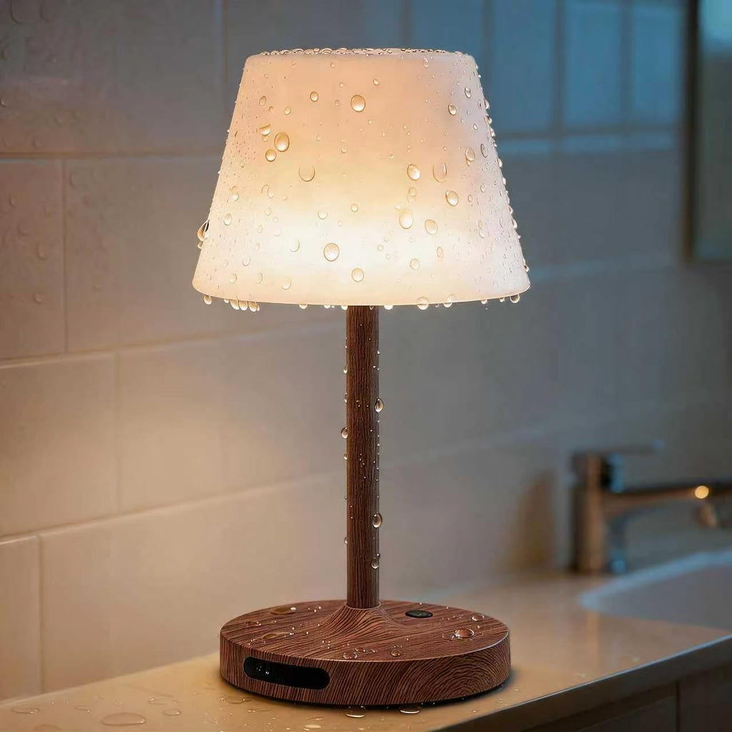 SAIWEYA Outdoor Waterproof Shower Lamp, 5200mAh Rechargeable Bathroom Lamp