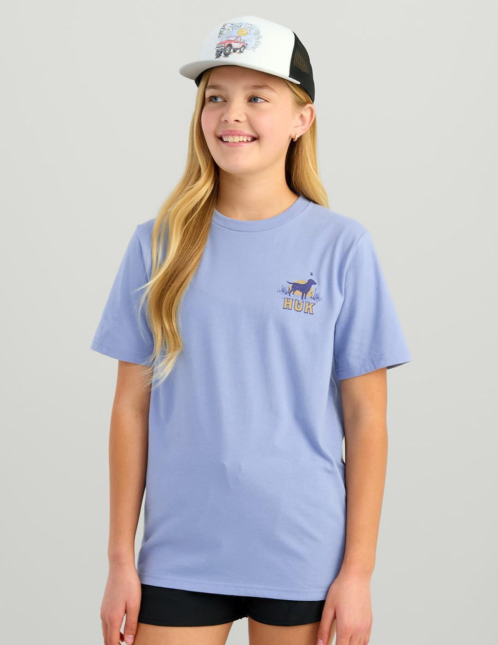 HUK - Kid's Performance Fishing Graphic Tee, Short Sleeve T-Shirt for Kids