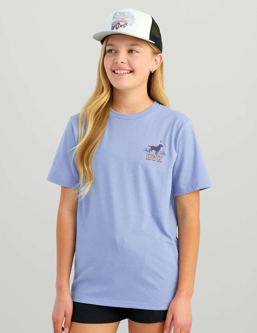 HUK - Kid's Performance Fishing Graphic Tee, Short Sleeve T-Shirt for Kids