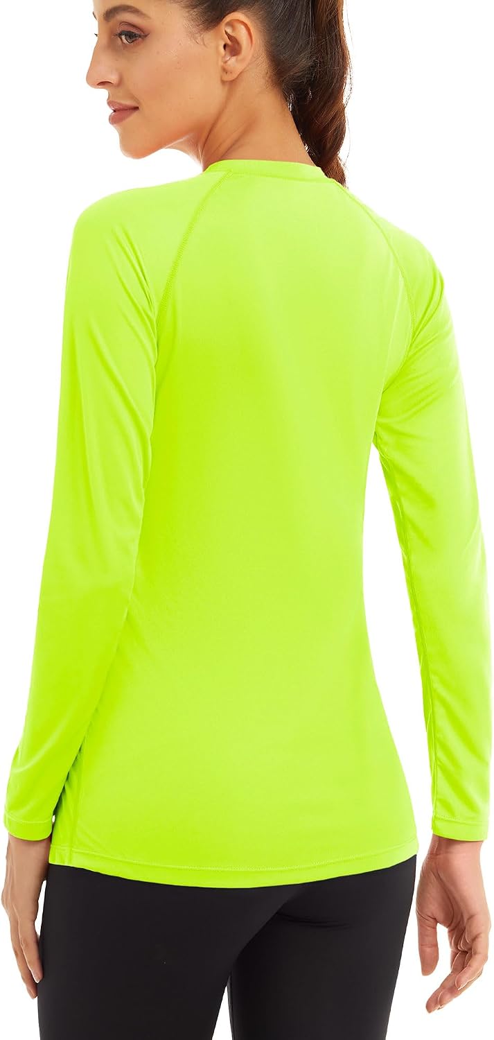 MAGCOMSEN Women's Long Sleeve Shirts UPF 50+ Sun Protection Shirts for Hiking Fishing Workout Rash Guard