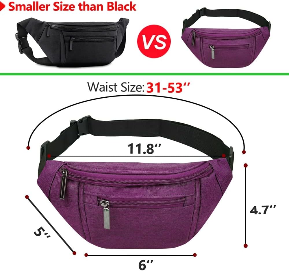 AIKENDO Crossbody Fanny Pack for Women Fashionable,Fashion Waist Bag Purse