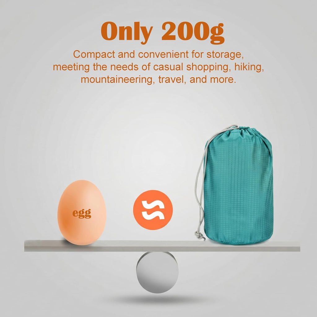 20L Water Resistant Foldable Packable Daypack Backpack