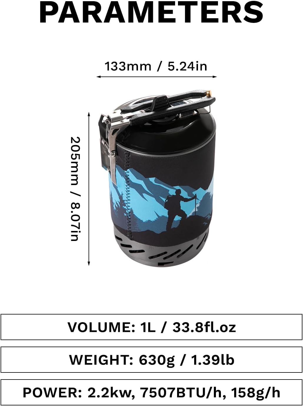 Fire-Maple Fixed Star X2 Backpacking Camping Stove System, Black,22oz