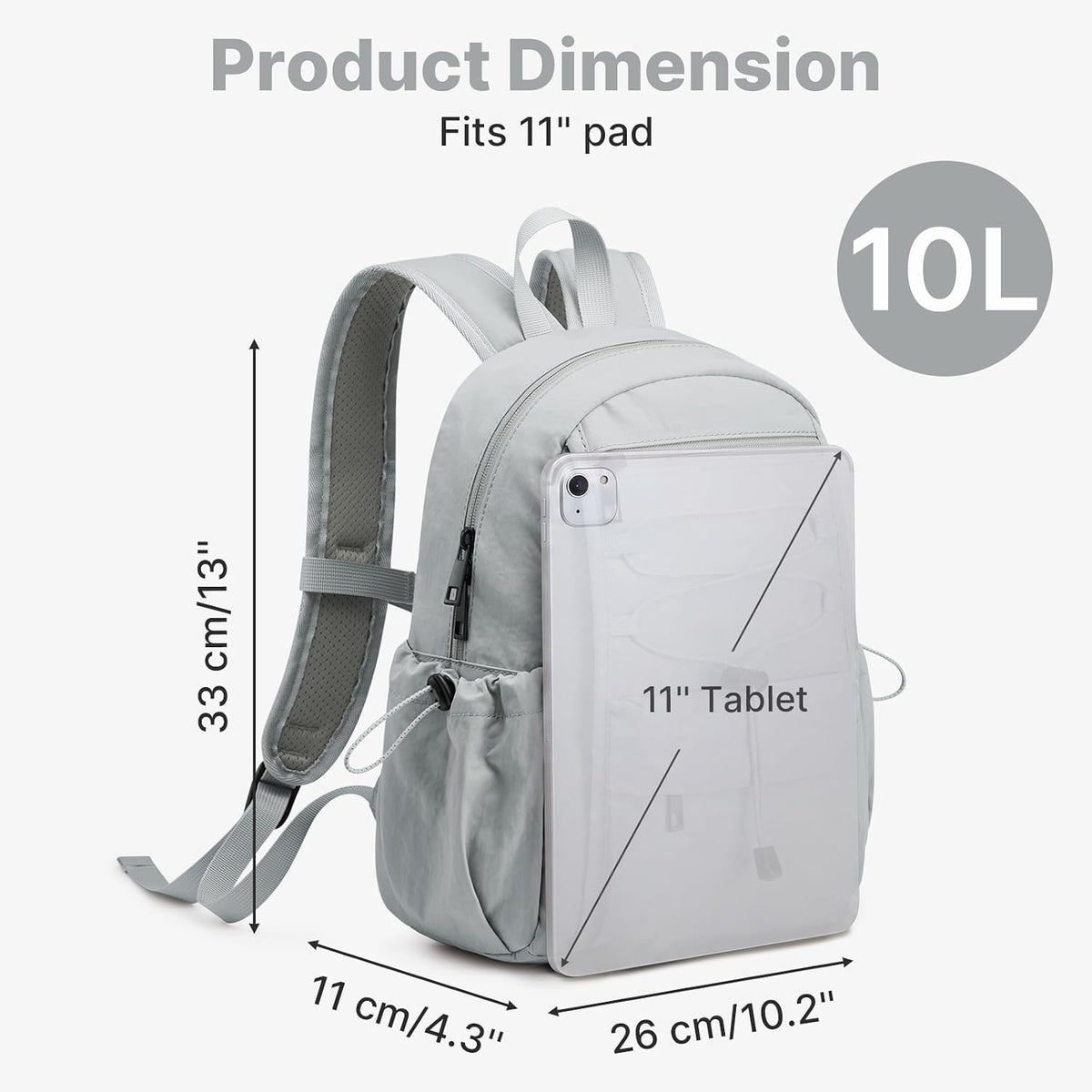 G4Free 10L Small Backpack for Women Men