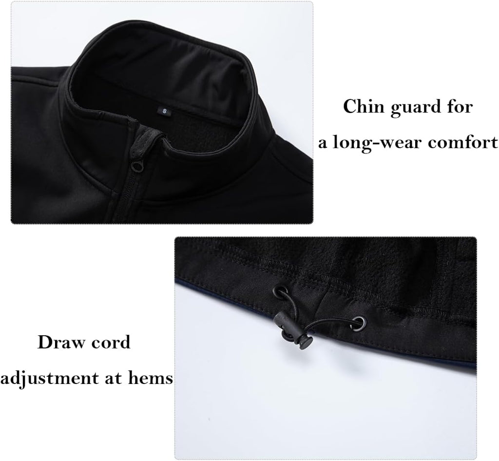 Msmsse Men's Outerwear Lightweight Vest Standing Collar Puffer Sleeveless Jacket for Hiking Running Golf