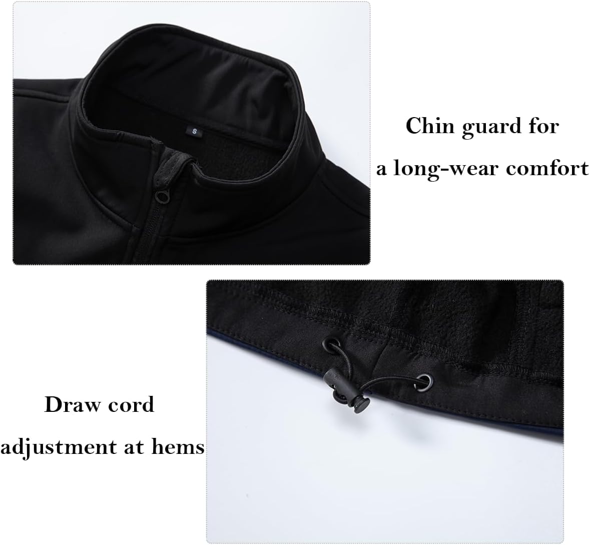 Msmsse Men's Outerwear Lightweight Vest Standing Collar Puffer Sleeveless Jacket for Hiking Running Golf